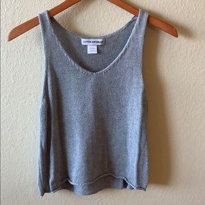 Cotton knit tank